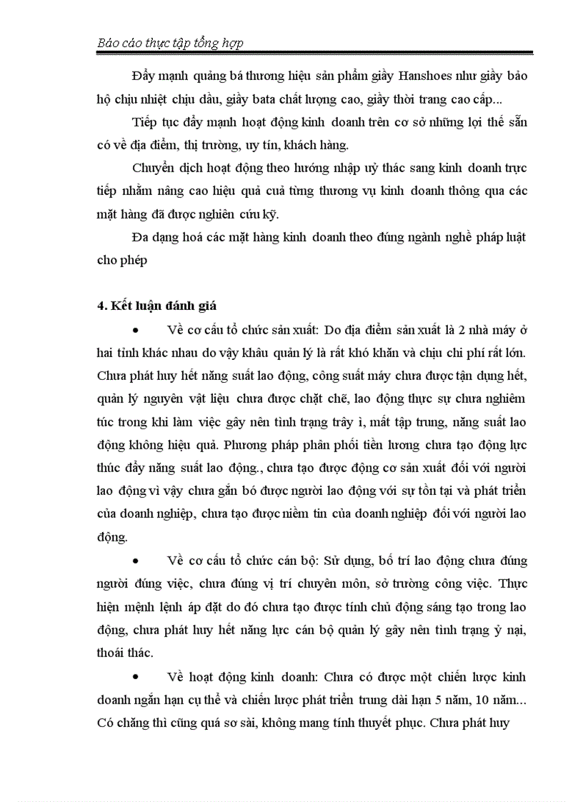 image for page Báo cáo thực tập tổng hợp tại Công ty Cổ phần Đầu tư XNK Da giầy Hà nội