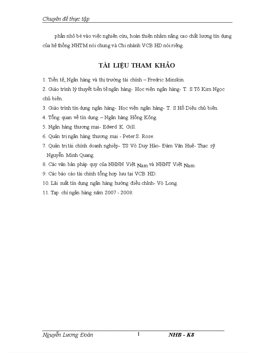 image for page Nâng cao chất lượng tín dụng ngắn hạn tại Ngân hàng TMCP Ngoại thương Việt Nam Chi nhánh Hải Dương