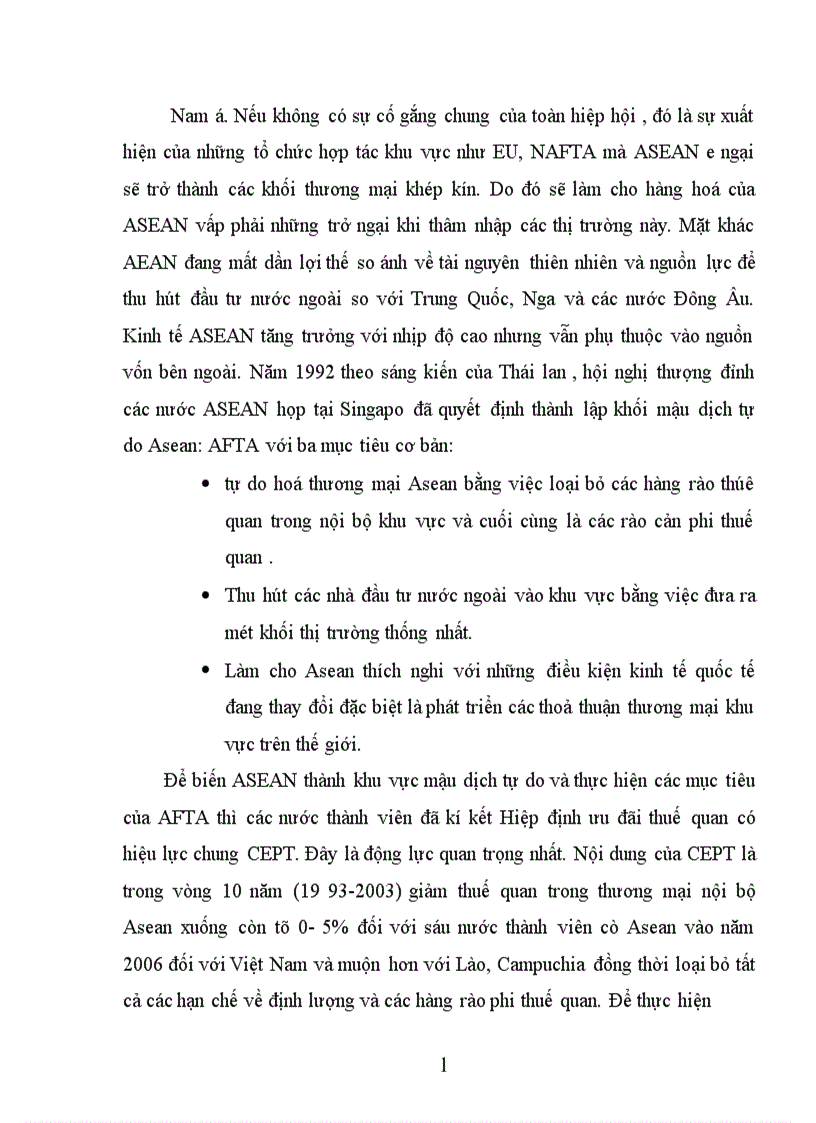 image for page Hội nhập AFTA Cơ hội và thách thức đối với các doanh nghiệp công nghiệp Việt Nam 1