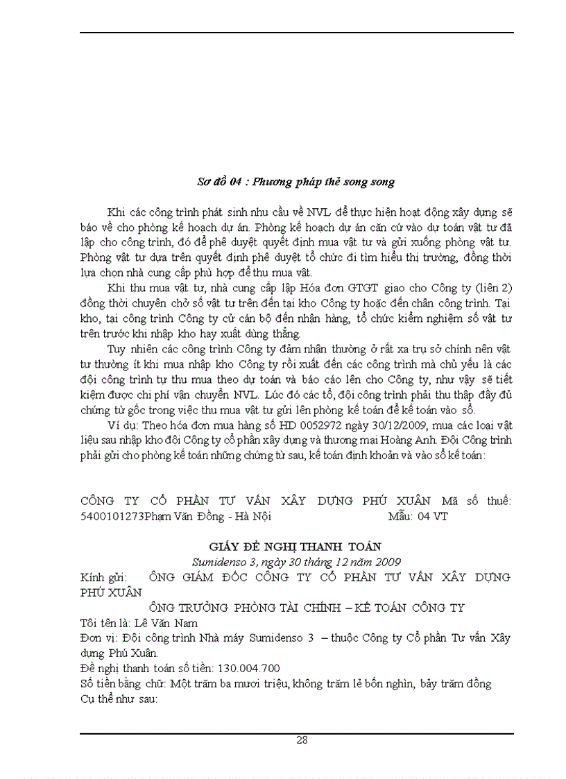 image for page Hoàn thiện kế toán nguyên vật liệu tại Công ty cổ phần Tư vấn Xây dựng Phú Xuân