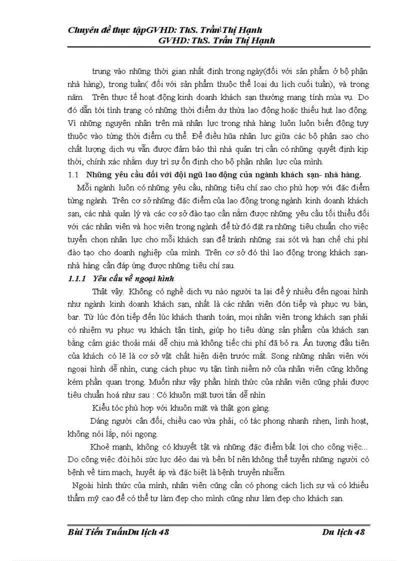 image for page Nâng cao chất lượng đội ngũ lao động của bộ phận bàn tại nhà hàng Hoa Sen 6 thuộc công ty cổ phần du lịch Kim Liên 1