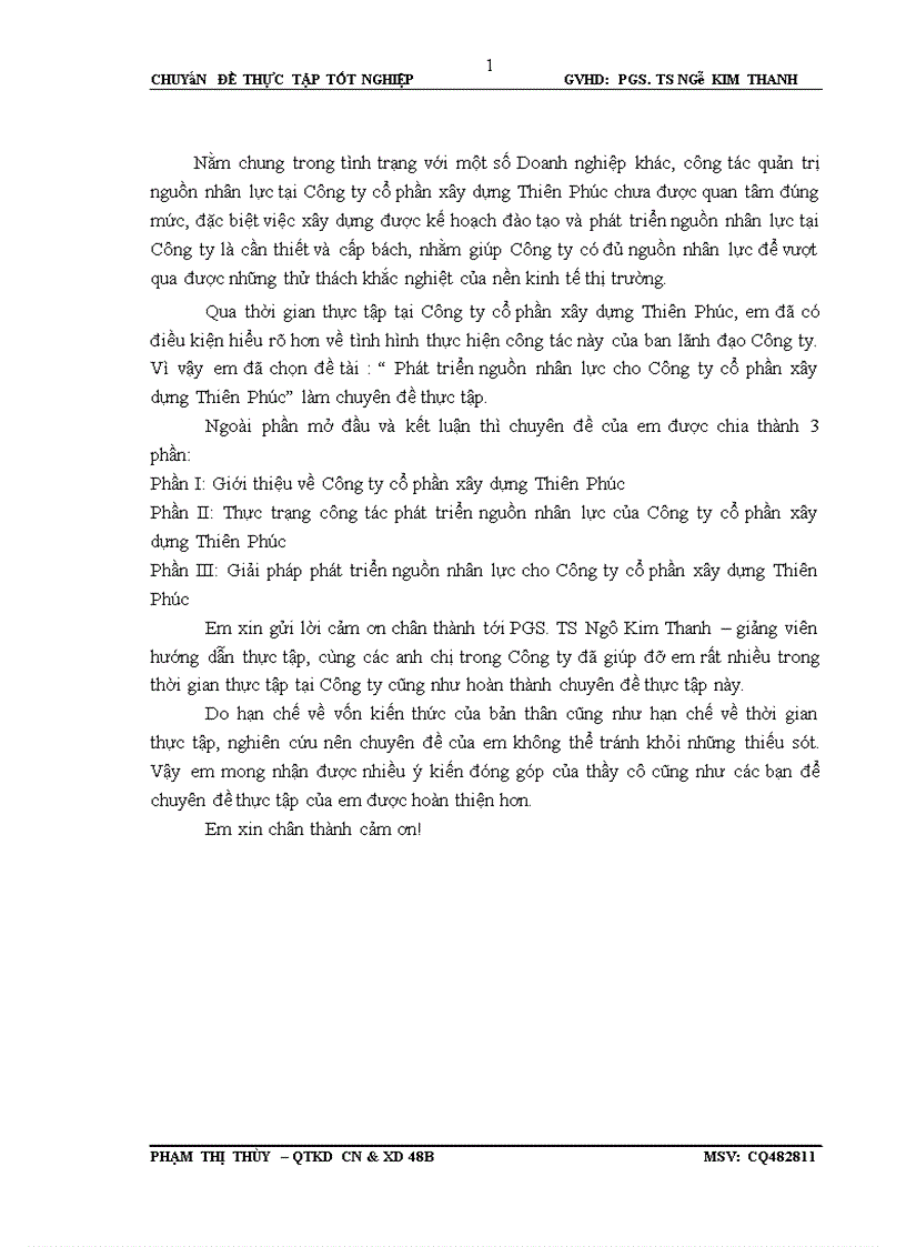 image for page Phát triển nguồn nhân lực cho Công ty cổ phần xây dựng Thiên Phúc 1