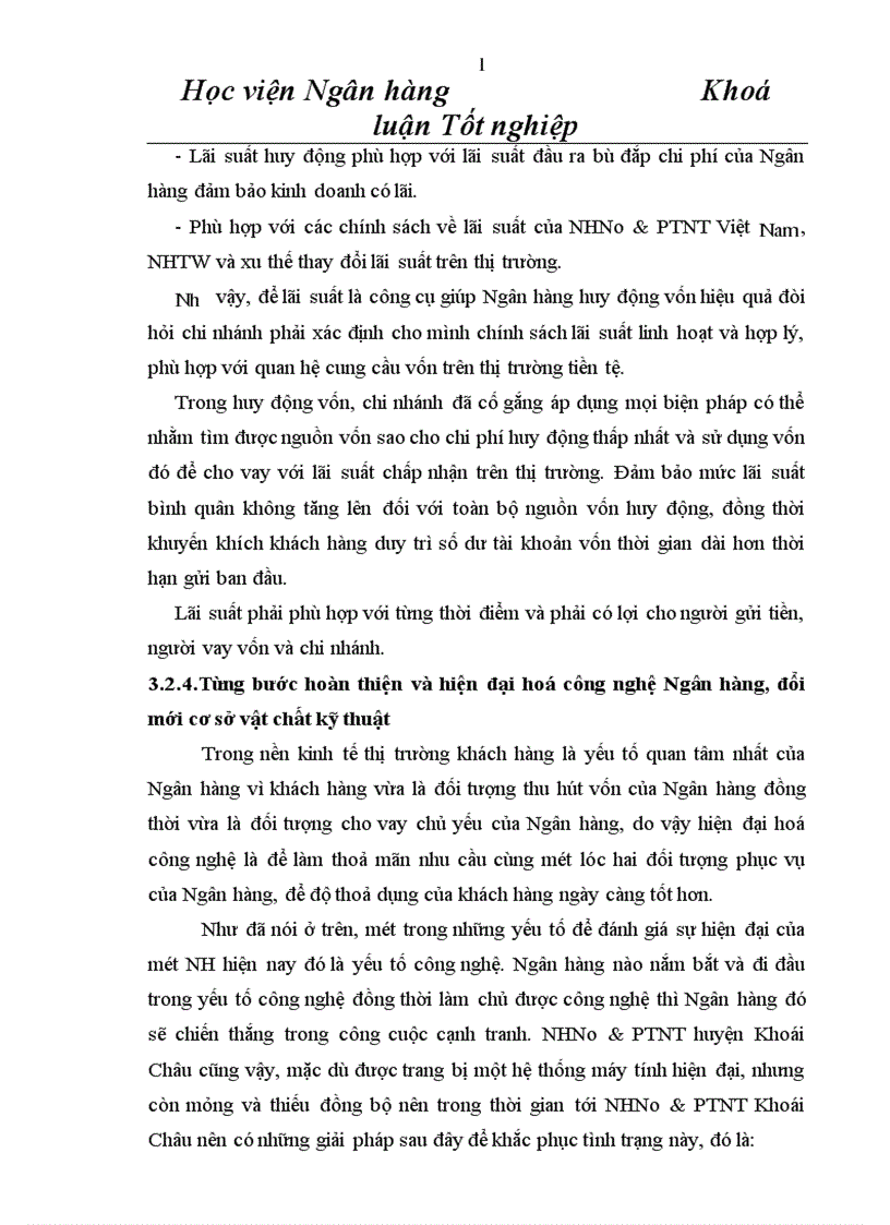 image for page Một số giải pháp nâng cao hiệu quả huy động vốn tại NHNo PTNT huyện Khoái Châu tỉnh Hưng Yên 1