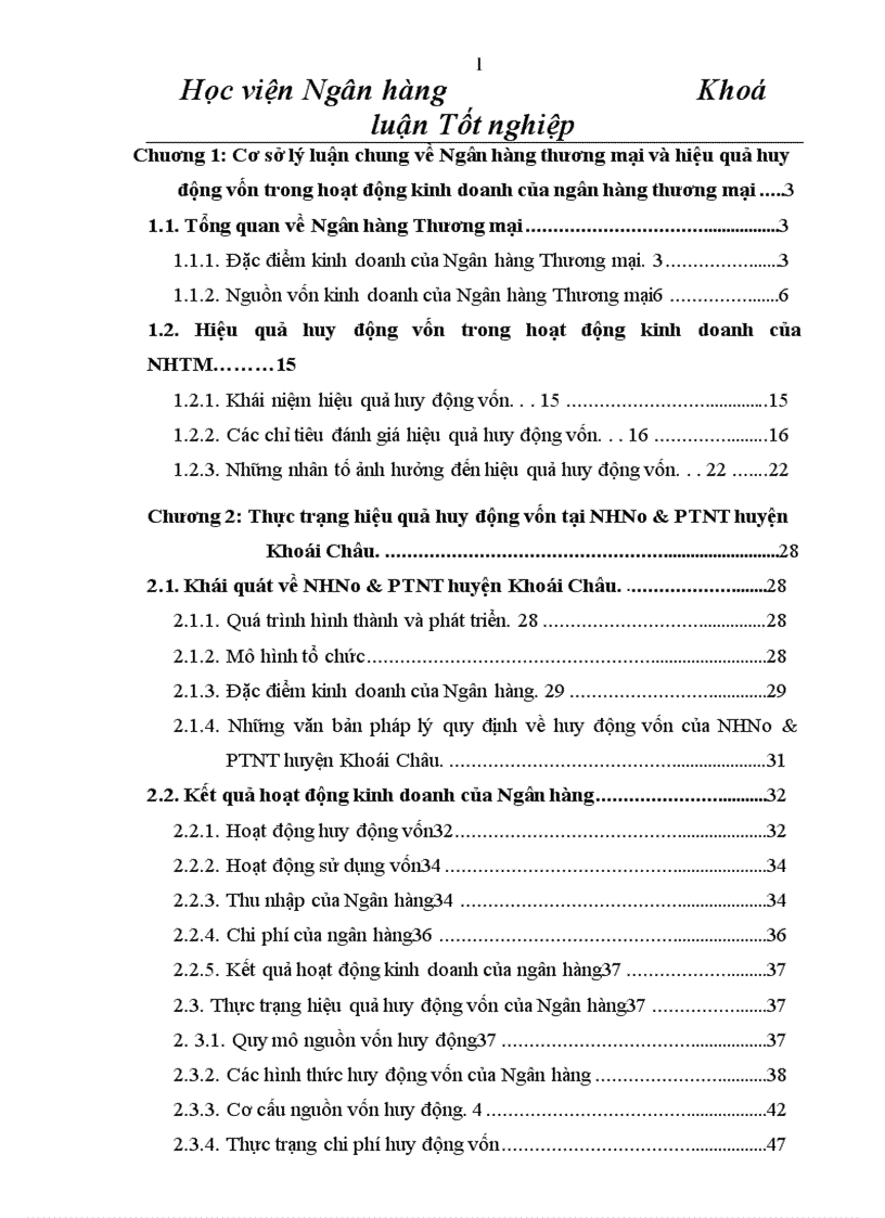image for page Một số giải pháp nâng cao hiệu quả huy động vốn tại NHNo PTNT huyện Khoái Châu tỉnh Hưng Yên 1