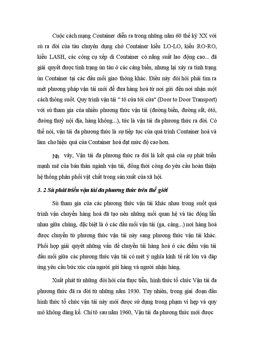 image for page Vận tải Đa phương thức quốc tế thực trạng và hướng phát triển ở khu vực phía Bắc 1
