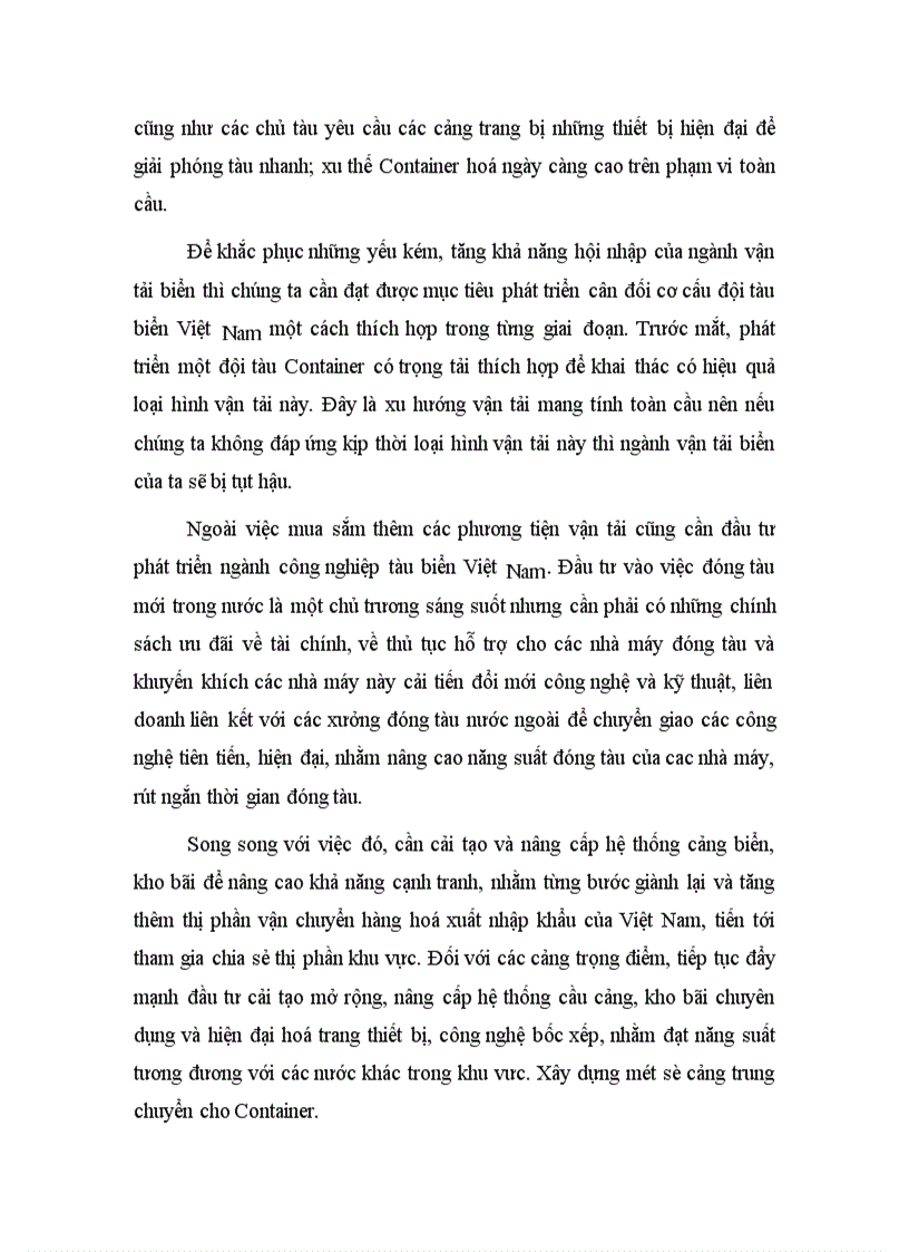 image for page Vận tải Đa phương thức quốc tế thực trạng và hướng phát triển ở khu vực phía Bắc 1