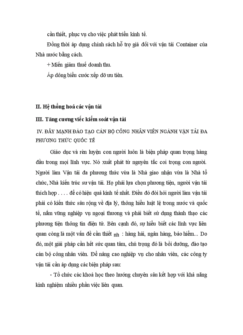 image for page Vận tải Đa phương thức quốc tế thực trạng và hướng phát triển ở khu vực phía Bắc 1