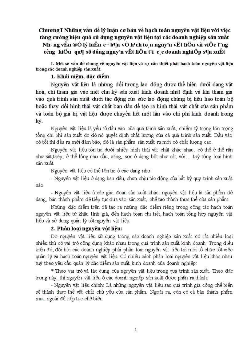 Hoàn thiện công tác hạch toán nguyên vật liệu với việc tăng cường hiệu quả sử dụng nguyên vật liệu tại Công ty cơ khí ô tô 1 5 1