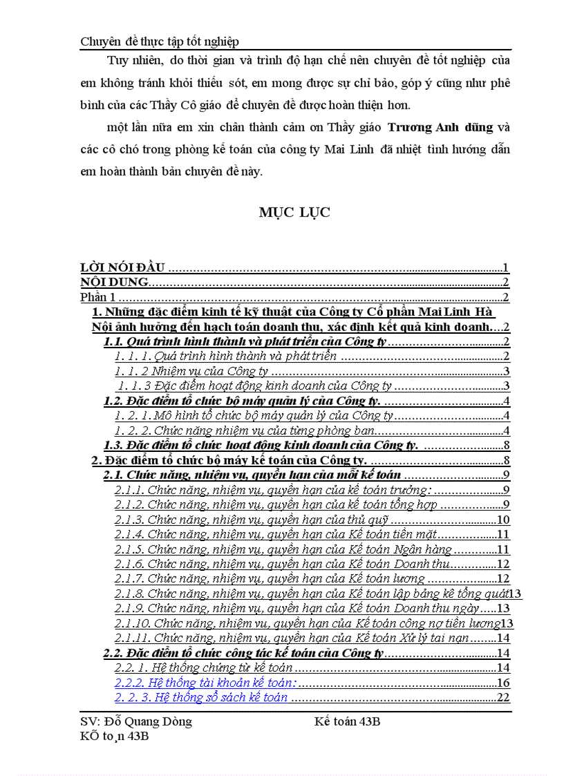 image for page Hoàn thiện hạch toán doanh thu xác định kết quả kinh doanh tại Công ty Cổ phần Mai Linh Hà Nội 1