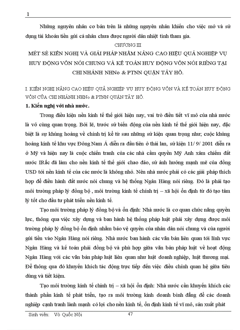 image for page Một số vấn đề cơ bản về vốn và kế toán huy động vốn tại chi nhánh NHNN PTNN Quận Tây Hồ 1