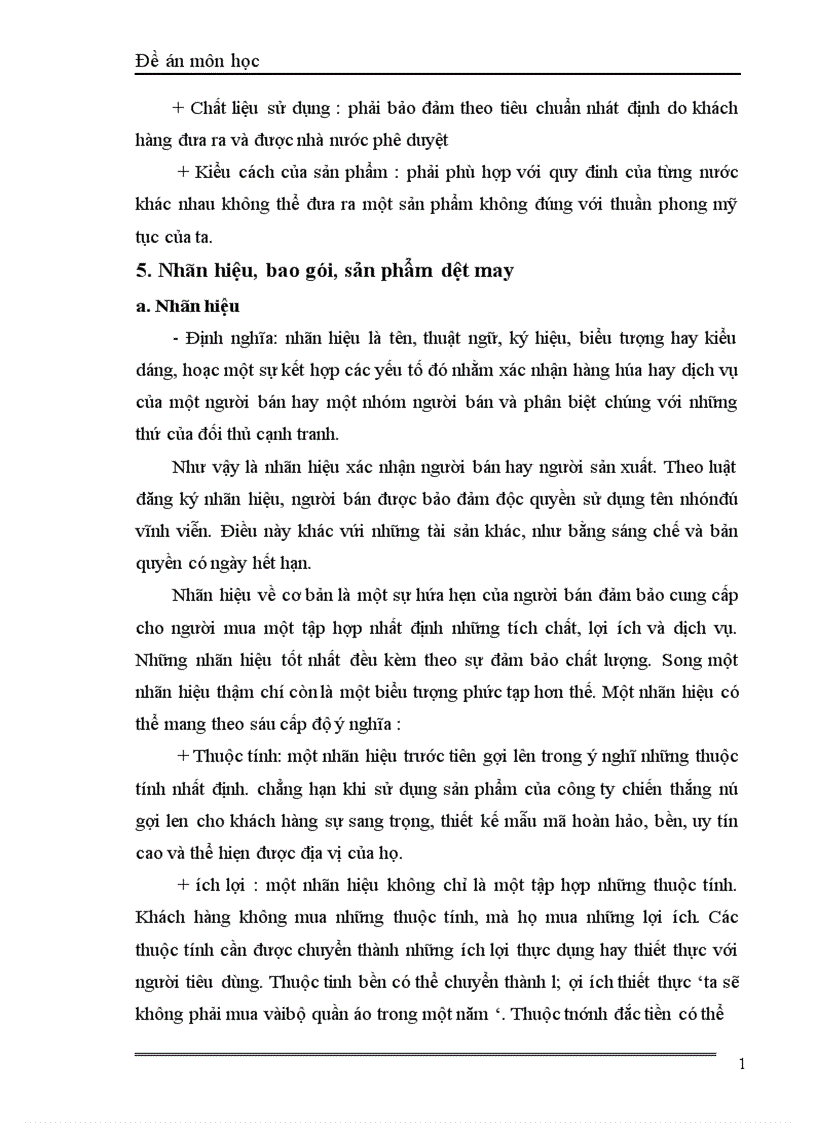 image for page Sản phẩm dệt may xét từ góc độ marketing và các giải pháp về sản phẩm trong hoạt động marketing của Công ty may Chiến Thắng 1