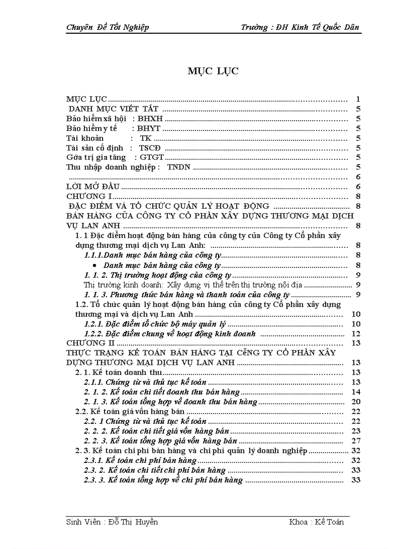 image for page Hoàn thiện hạch toán bán hàngvà xác định kết quả kinh doanh tại Công ty Cổ phần xây dựng thương mại dịch vụ Lan Anh 1