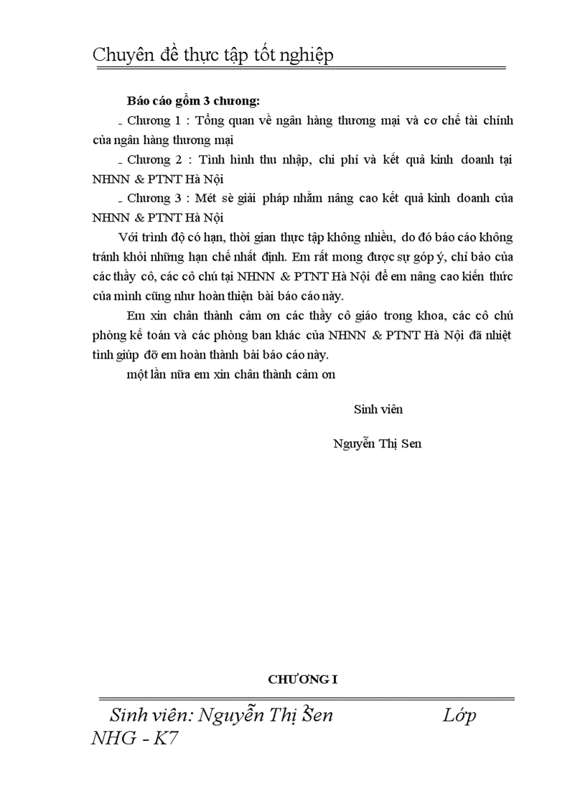 image for page Một số giải pháp nhằm tăng thu nhập tiết kiệm chi phí nâng cao hiệu quả kinh doanh tại NHNN PTNT Hà Nội