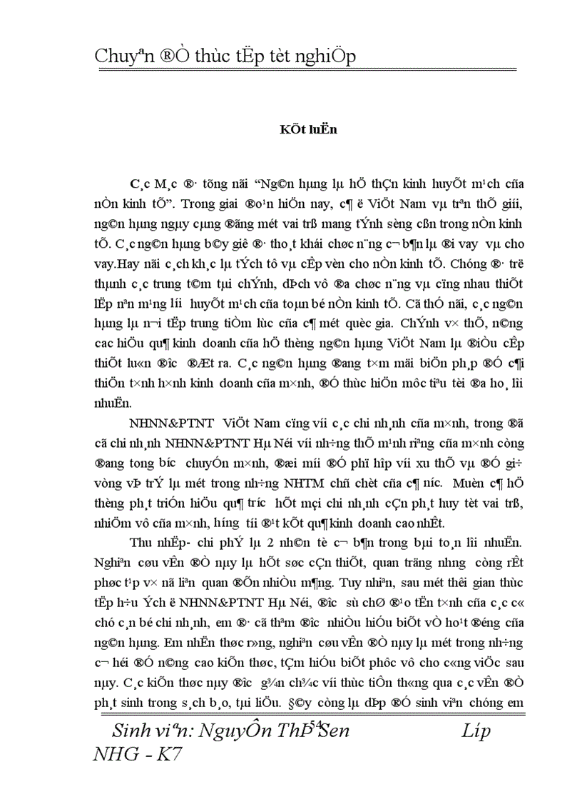 image for page Một số giải pháp nhằm tăng thu nhập tiết kiệm chi phí nâng cao hiệu quả kinh doanh tại NHNN PTNT Hà Nội