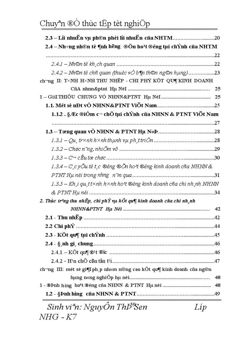 image for page Một số giải pháp nhằm tăng thu nhập tiết kiệm chi phí nâng cao hiệu quả kinh doanh tại NHNN PTNT Hà Nội