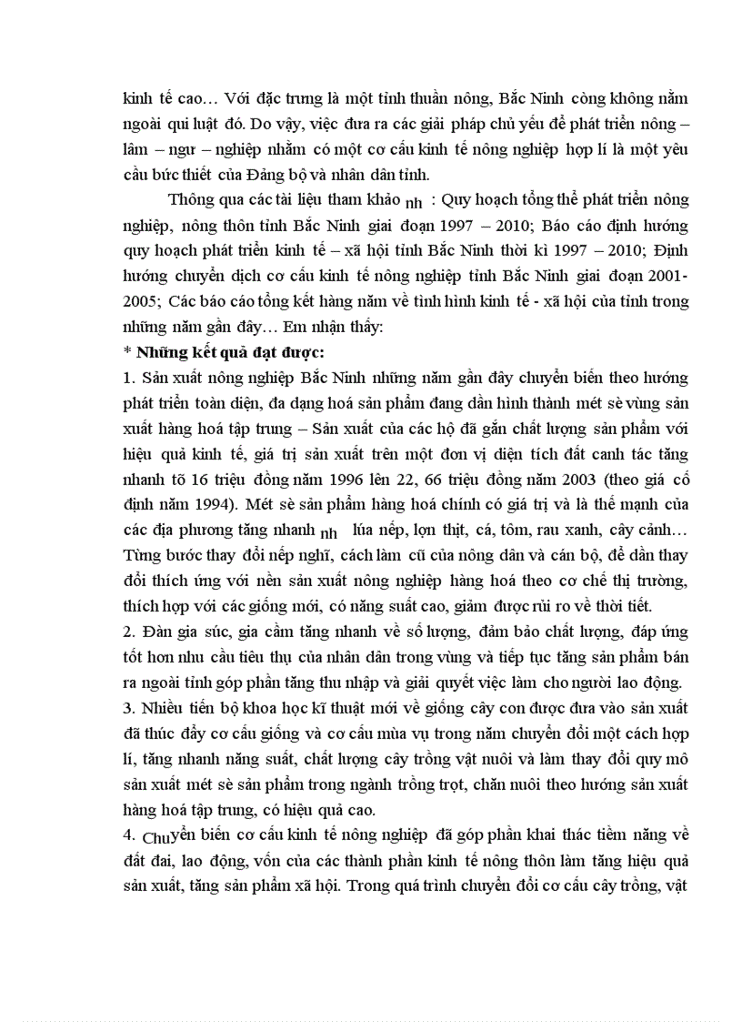 image for page Một số giải pháp nhằm chuyển đổi cơ cấu cây trồng theo hướng sản xuất hàng hoá ở tỉnh Bắc Ninh đến năm 2010 1
