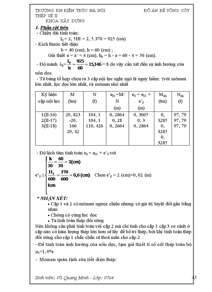 bê tông cốt thép số II 1