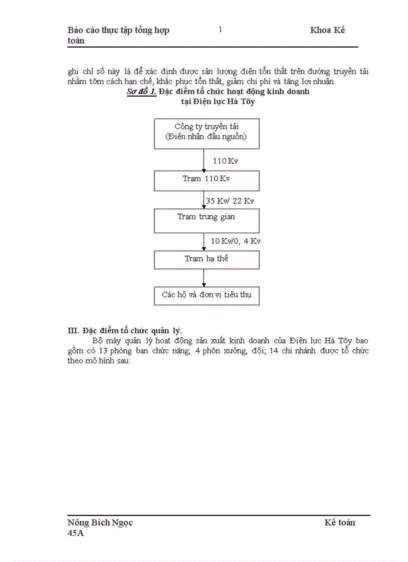 image for page Đặc điểm tổ chức một số phần hành kế toán chủ yếu của Điện lực Hà Tây