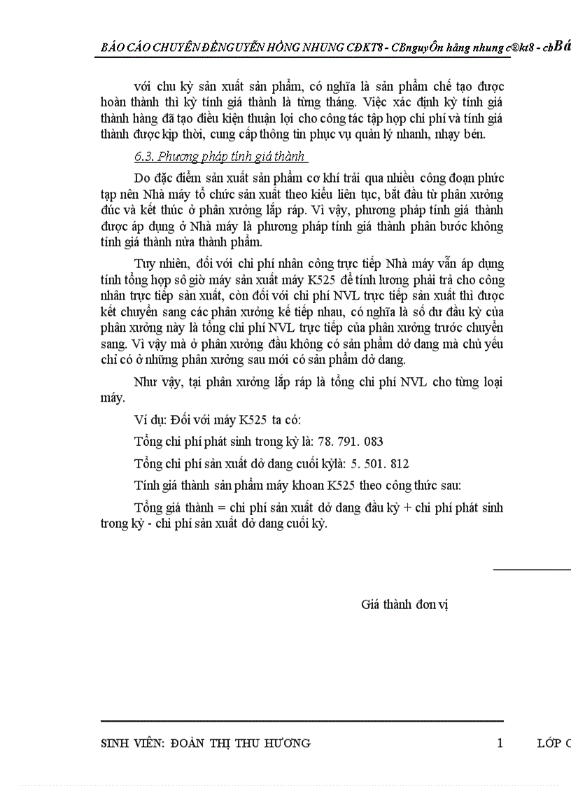 image for page Hoàn thiện hạch toán chi phí sản xuất và tính giá thành sản phẩm tại Nhà máy Cơ Khí Giải Phóng 1