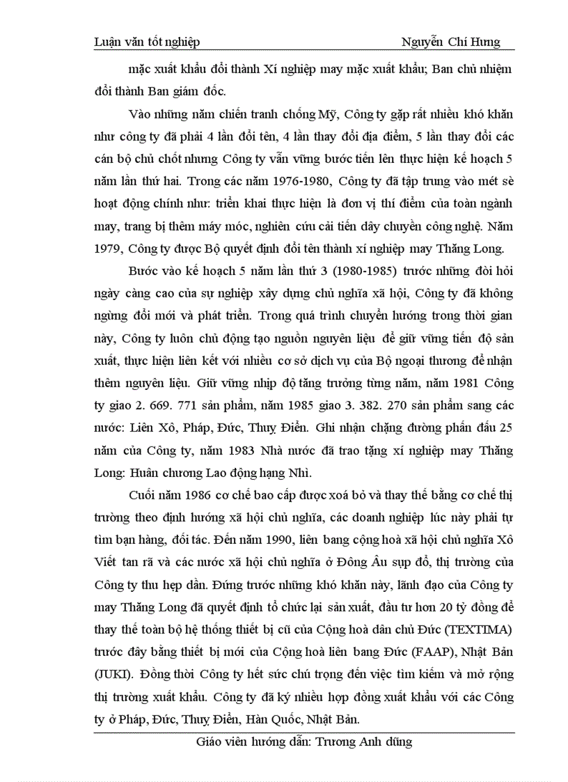 image for page Hoàn thiện công tác kế toán tập hợp chi phí sản xuất và tính giá thành sản phẩm tại Công ty cổ phần May Thăng Long 1