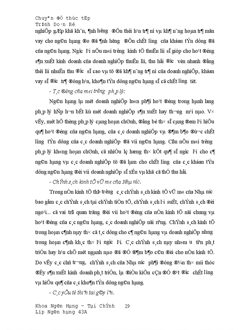 image for page Giải pháp nâng cao chất lượng tín dụng đối với các doanh nghiệp vừa và nhỏ tại Chi nhánh NHNo PTNT Tây Hà Nội 1