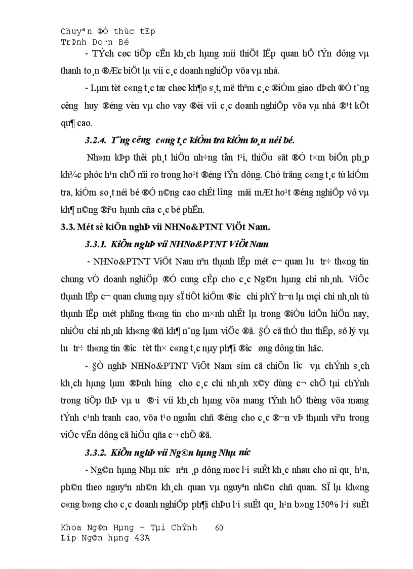 image for page Giải pháp nâng cao chất lượng tín dụng đối với các doanh nghiệp vừa và nhỏ tại Chi nhánh NHNo PTNT Tây Hà Nội 1