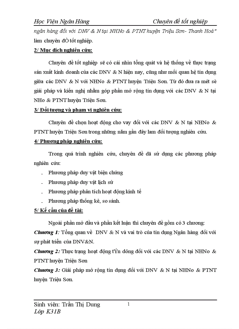 image for page Giải pháp mở rộng tín dụng ngân hàng đối với DNV N tại NHNo PTNT huyện Triệu Sơn Thanh Hoá