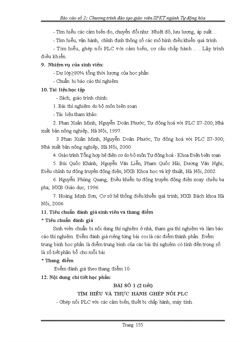 image for page thực trạng chương trình đào tạo ngành tự động hóa theo học chế tín chỉ 1