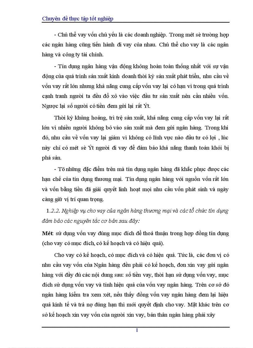 image for page Hoàn thiện nghiệp vụ cho vay của Sở giao dịch I Ngân hàng Công thương Việt Nam 1