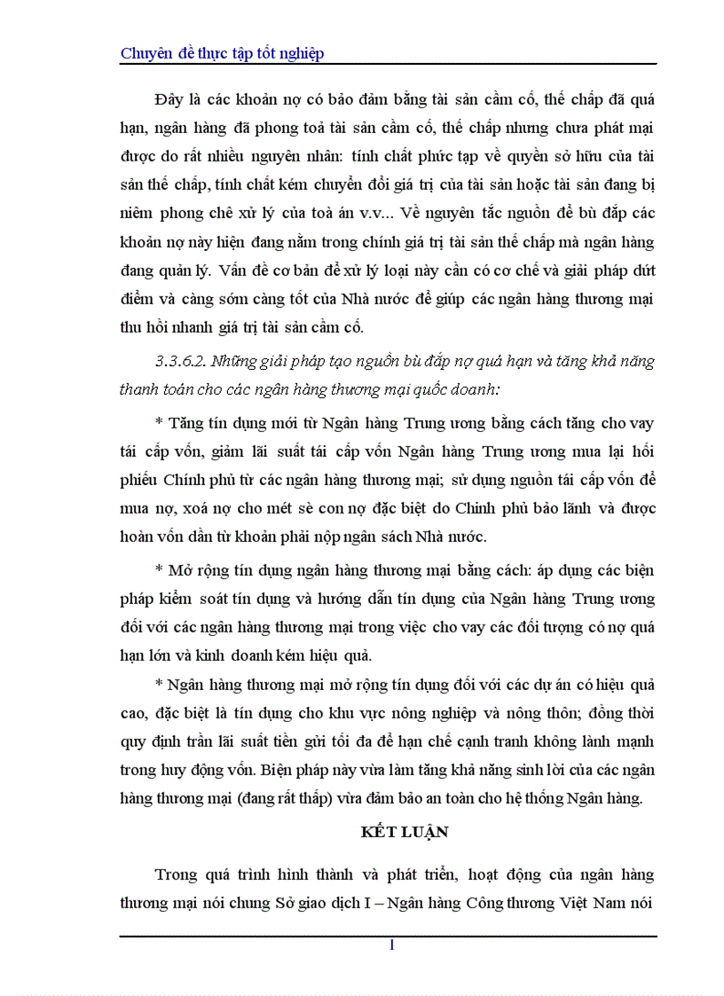 image for page Hoàn thiện nghiệp vụ cho vay của Sở giao dịch I Ngân hàng Công thương Việt Nam 1
