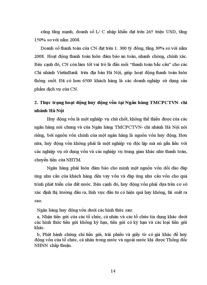 image for page Báo cáo thực tập tổng hợp tại ngân hàng thương mại cổ phần công thương việt nam chi nhánh hà nội