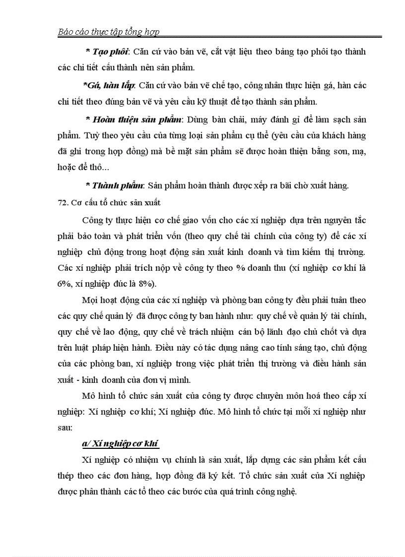 image for page Báo cáo thực tập tại công ty cổ phần cơ khí xây dựng số 5