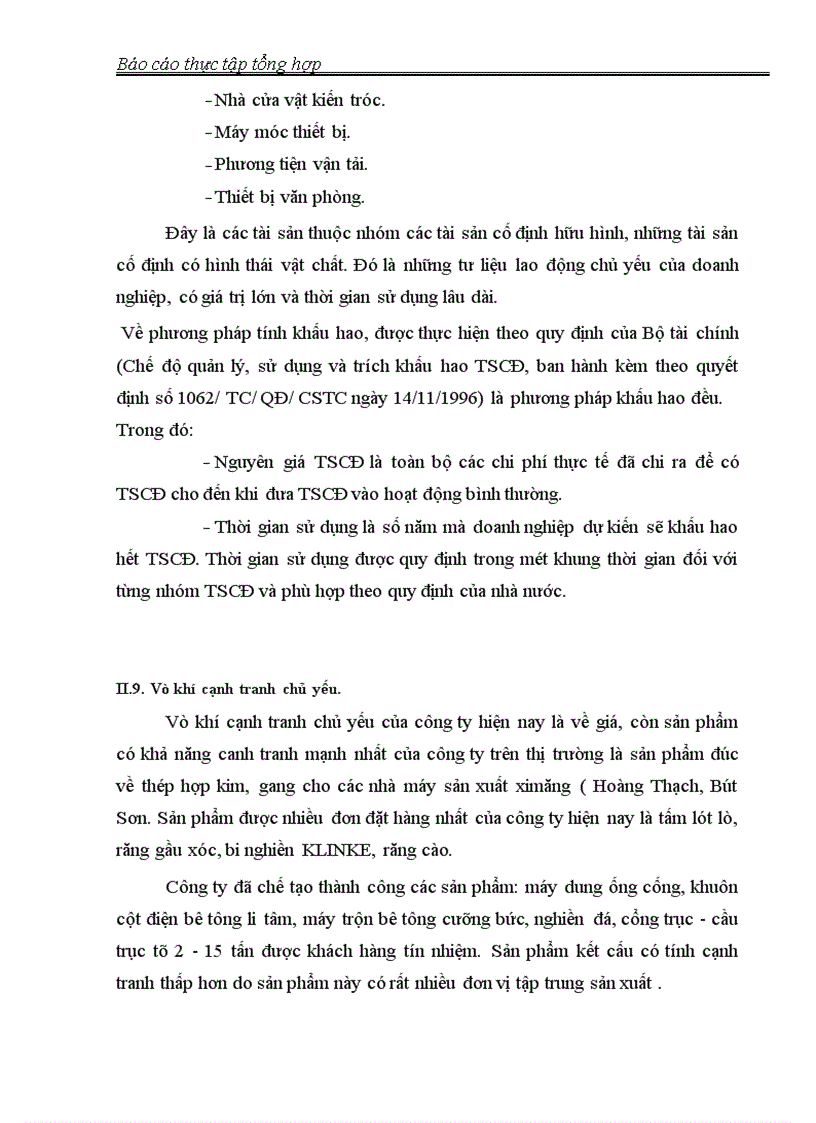 image for page Báo cáo thực tập tại công ty cổ phần cơ khí xây dựng số 5