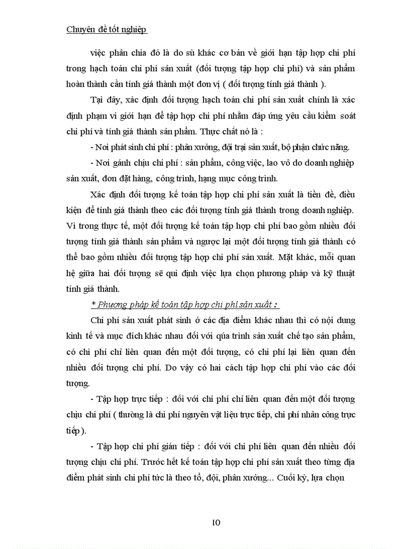 image for page Công tác kế toán tập hợp chi phí sản xuất và tính giá thành sản phẩm tại Công ty TNHH Thế Anh 1