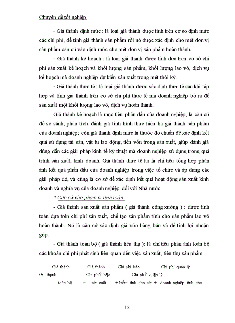 image for page Công tác kế toán tập hợp chi phí sản xuất và tính giá thành sản phẩm tại Công ty TNHH Thế Anh 1