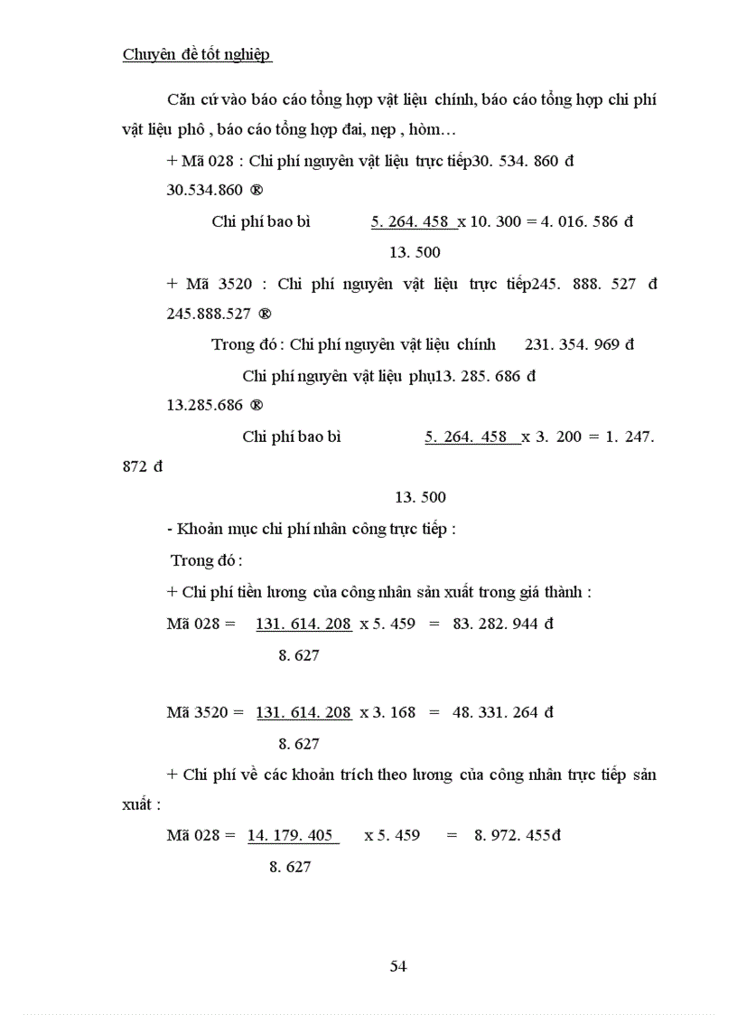 image for page Công tác kế toán tập hợp chi phí sản xuất và tính giá thành sản phẩm tại Công ty TNHH Thế Anh 1