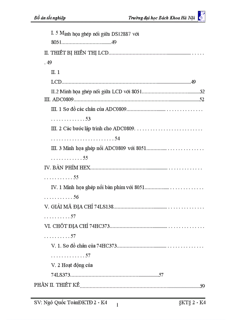image for page Thiết kế mạch thí nghiệm dùng Vi điều khiển 80C51 phối gh