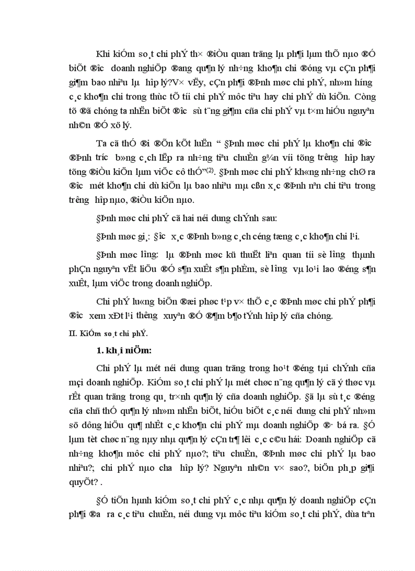 image for page Kiểm soát chi phí trong doanh nghiệp