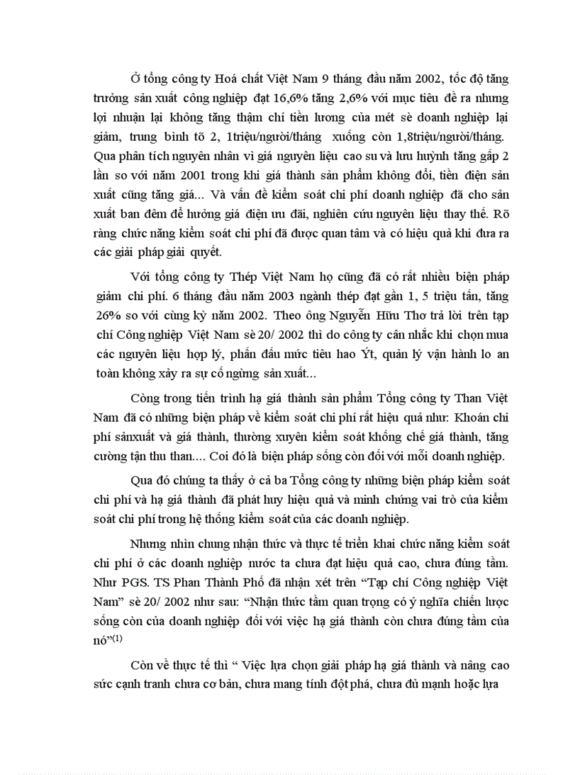 image for page Kiểm soát chi phí trong doanh nghiệp