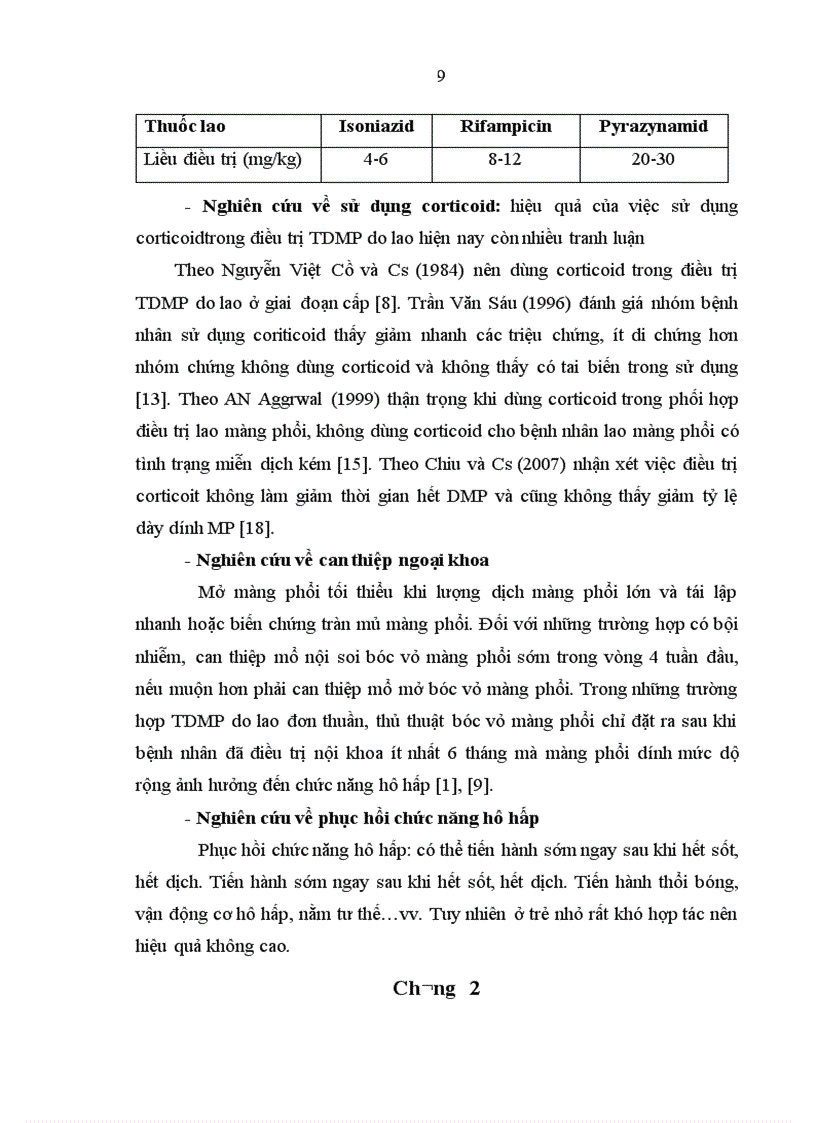 image for page Nghiên cứu đặc điểm lâm sàng cận lâm sàng và kết quả bước đầu điều trị tràn dịch màng phổi do lao ở trẻ em 1