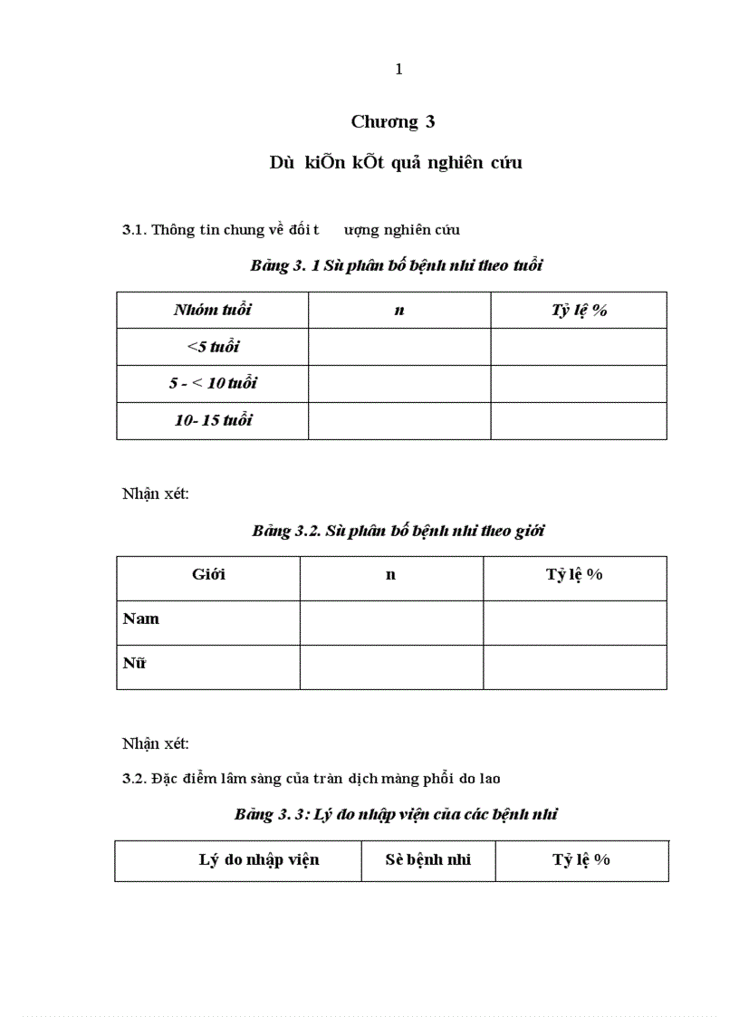 image for page Nghiên cứu đặc điểm lâm sàng cận lâm sàng và kết quả bước đầu điều trị tràn dịch màng phổi do lao ở trẻ em 1