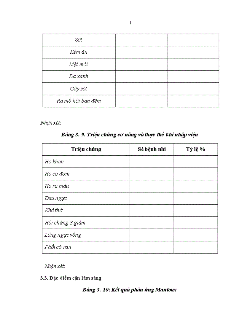 image for page Nghiên cứu đặc điểm lâm sàng cận lâm sàng và kết quả bước đầu điều trị tràn dịch màng phổi do lao ở trẻ em 1