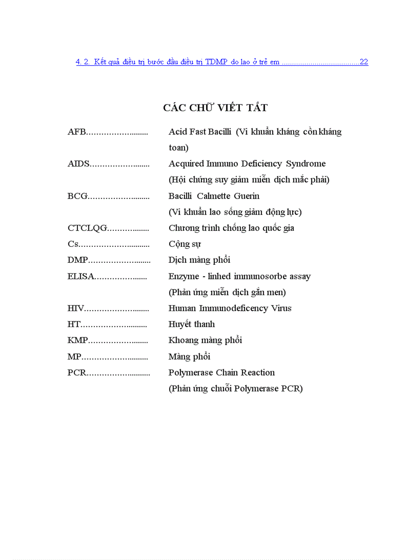 image for page Nghiên cứu đặc điểm lâm sàng cận lâm sàng và kết quả bước đầu điều trị tràn dịch màng phổi do lao ở trẻ em 1