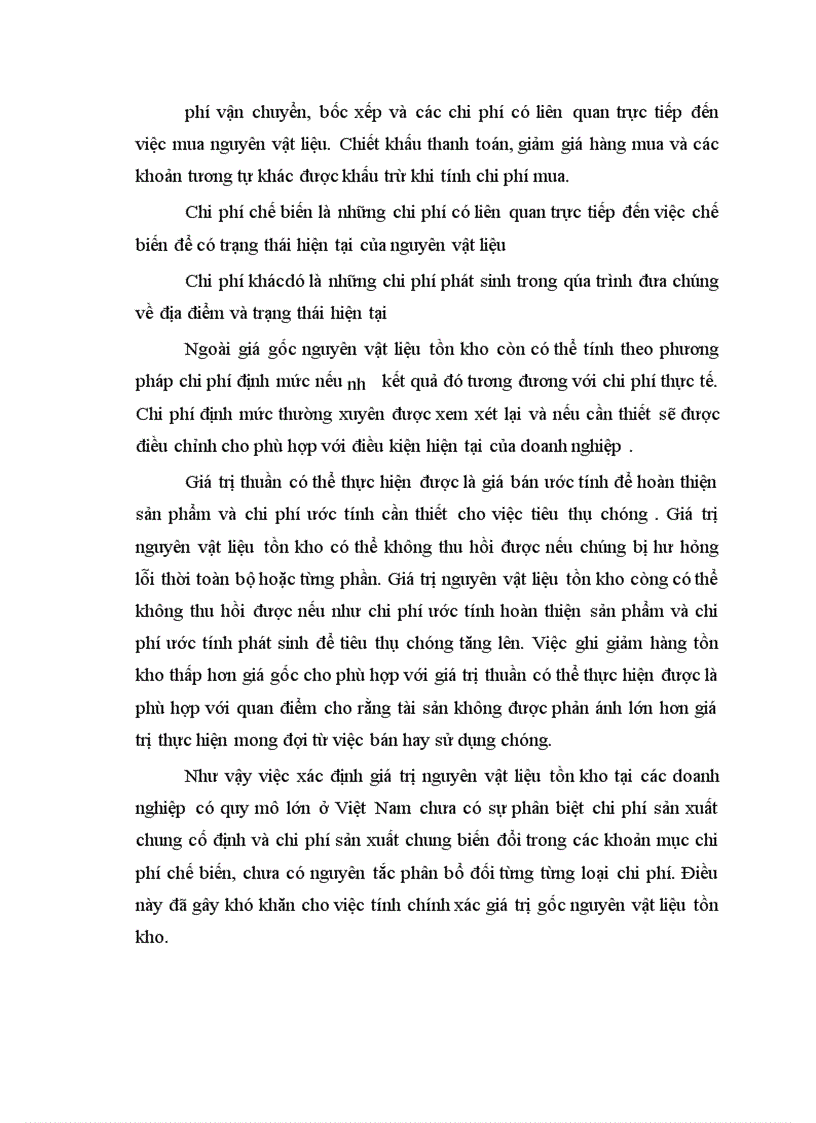 image for page Hoàn thiện công tác hạch toán nguyên vật liệu trong các doanh nghiệp có quy mô lớn tại Việt Nam 1