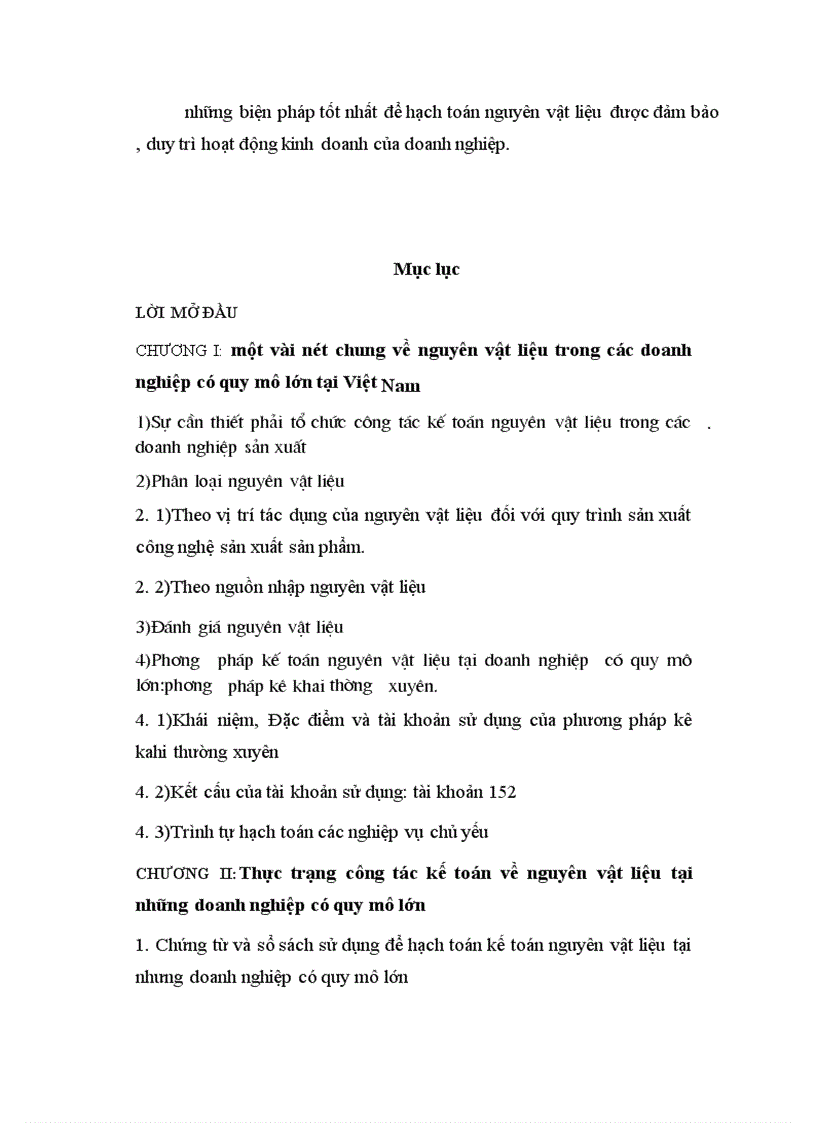 image for page Hoàn thiện công tác hạch toán nguyên vật liệu trong các doanh nghiệp có quy mô lớn tại Việt Nam 1