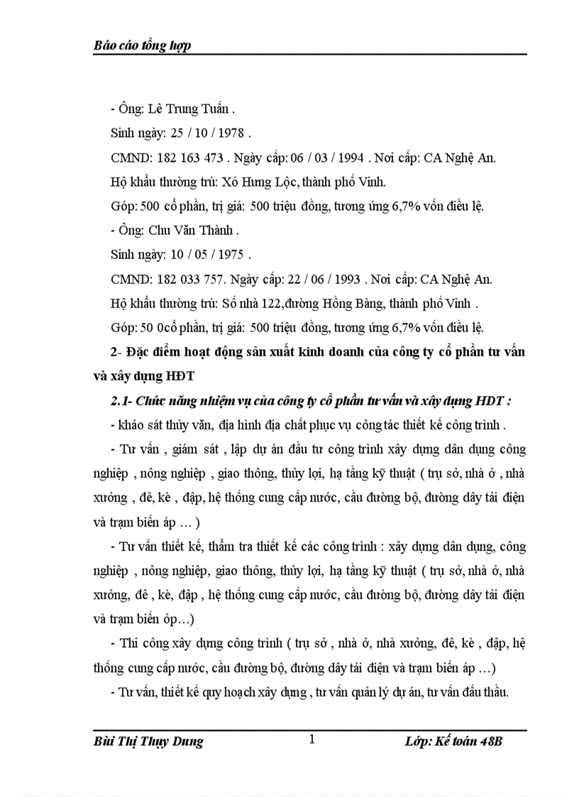 image for page Một số đánh giá về tình hình tài chính tổ chức hạch toán kế toán tại công ty cổ phần tư vấn và xây dựng HĐT