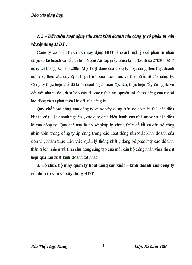 image for page Một số đánh giá về tình hình tài chính tổ chức hạch toán kế toán tại công ty cổ phần tư vấn và xây dựng HĐT