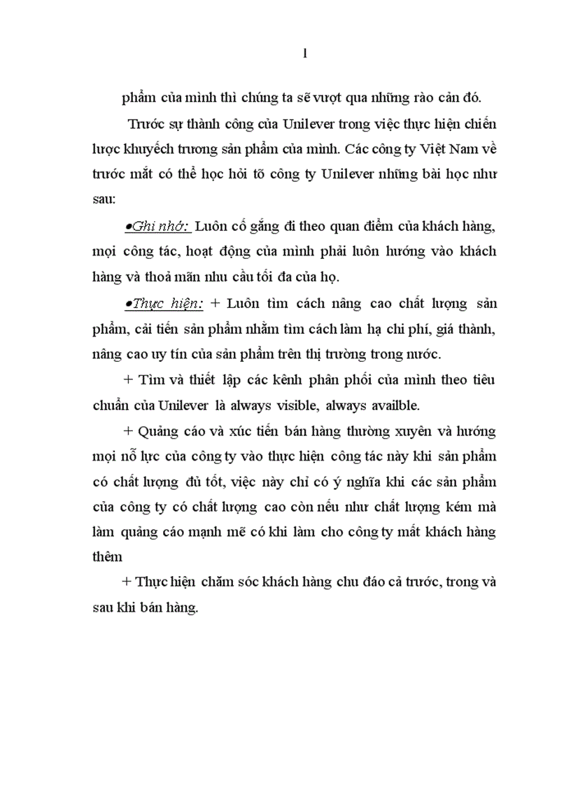 image for page Phân tích chiến lược của Công ty Unilever Việt Nam