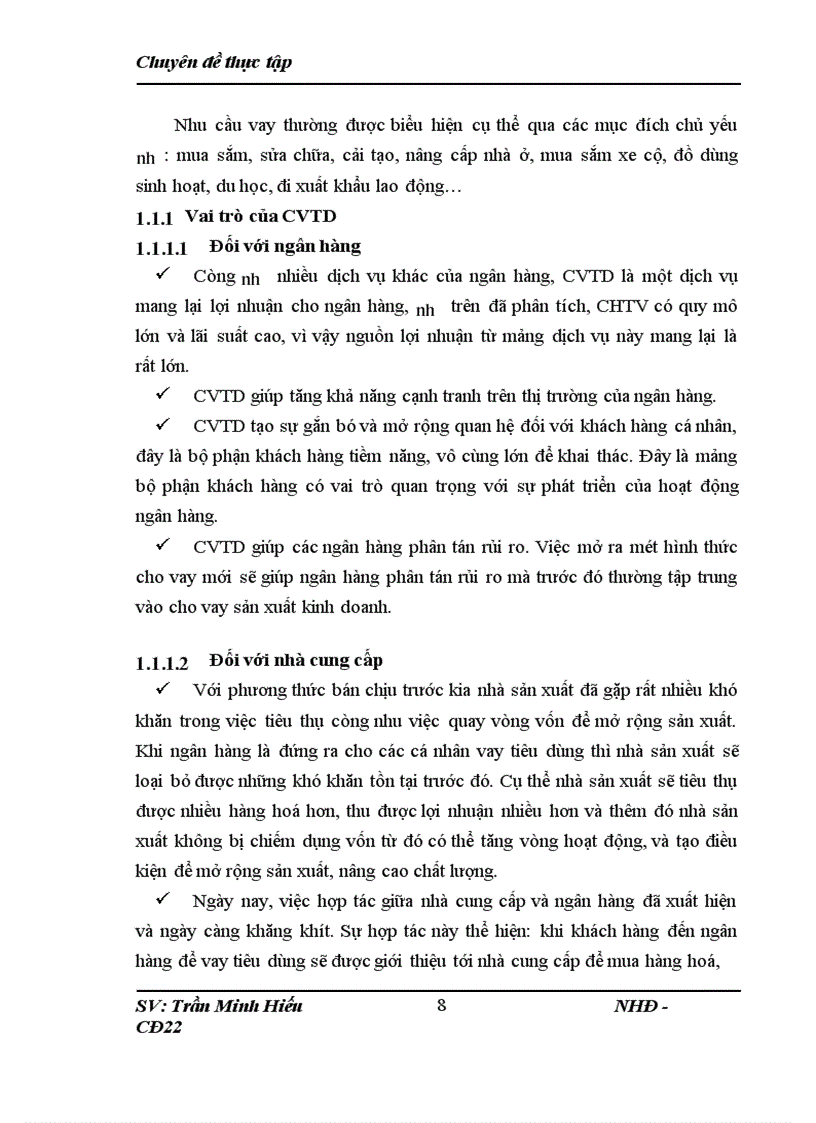 image for page Những giải pháp nâng cao chất lượng cho vay tiêu dùng tại Ngân hàng VPBank Chi Nhánh Thăng Long 1