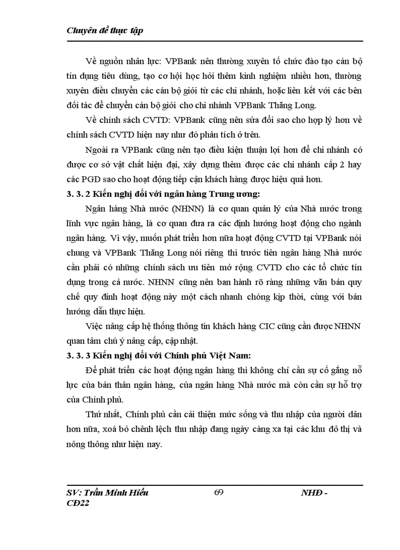 image for page Những giải pháp nâng cao chất lượng cho vay tiêu dùng tại Ngân hàng VPBank Chi Nhánh Thăng Long 1